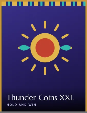 Thunder Coins XXL Hold and Win pokie at Cleopatra Slot